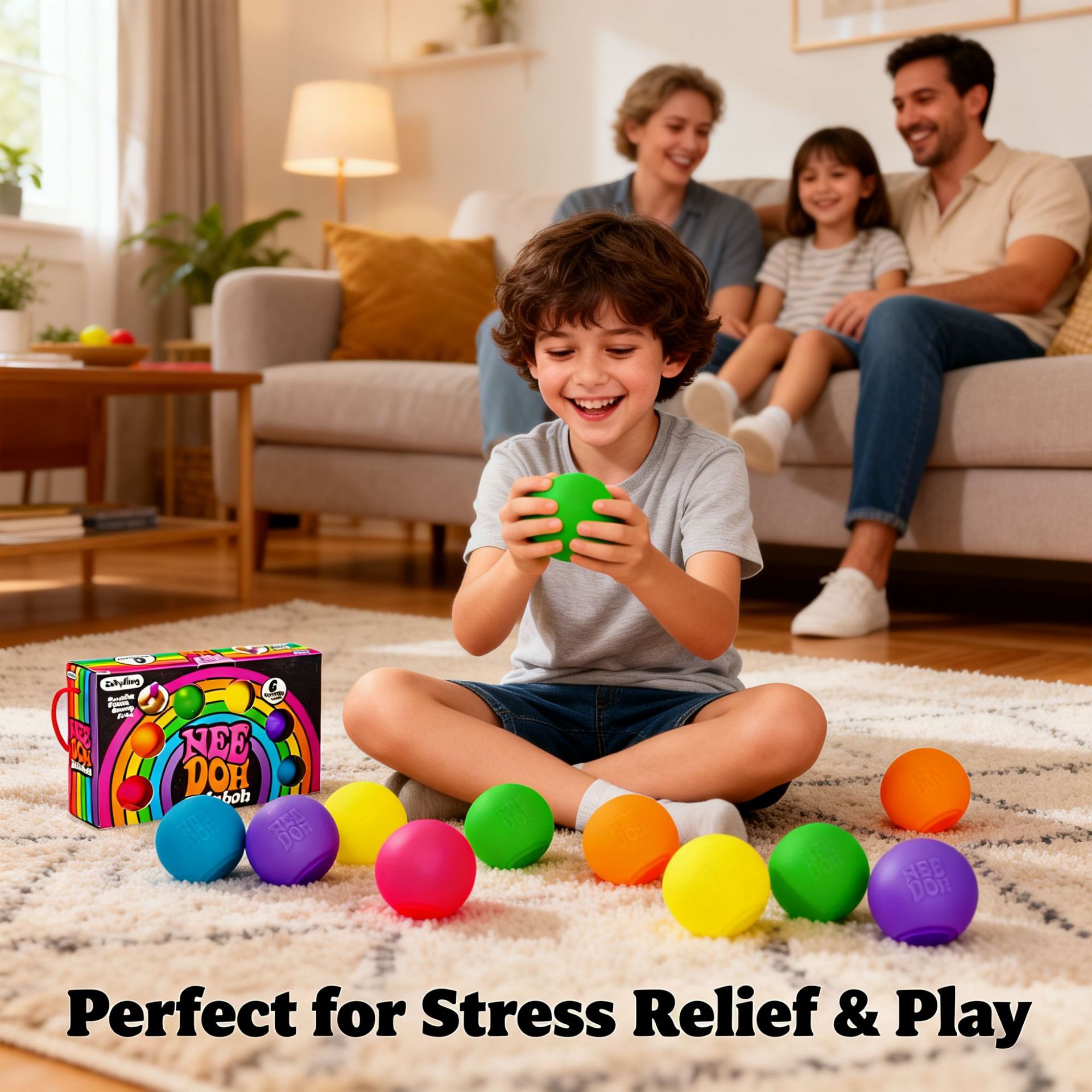 REPLICA Rainbow Teenie Stress Relief Ball
