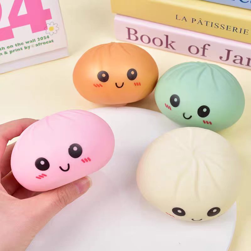 Stress-relief steamed bun squishy REPLICA