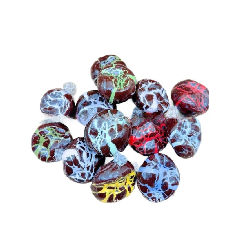 Crunchy Matcha Chocolate Mint Crispy Balls Handmade Stress-Relief Toy
