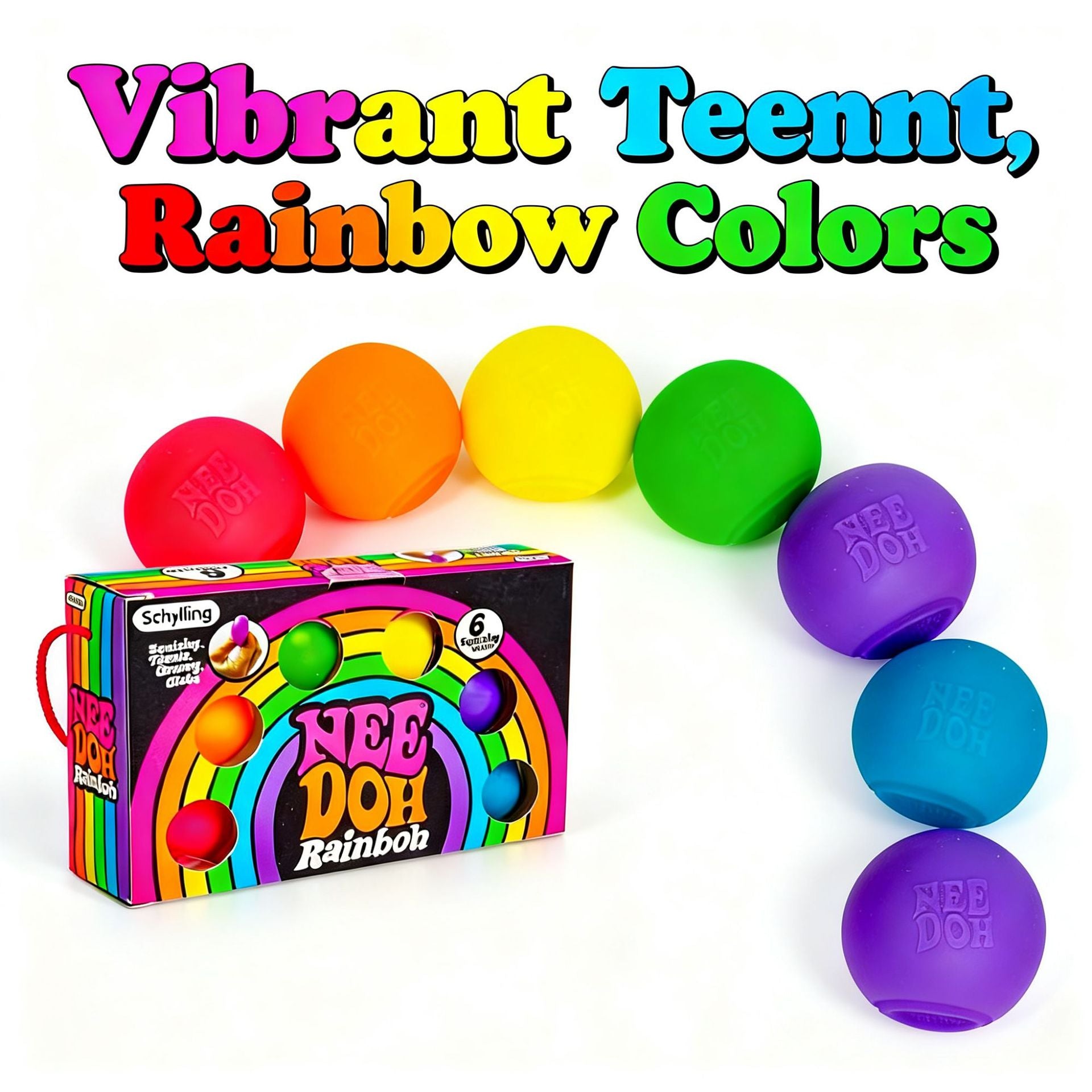REPLICA Rainbow Teenie Stress Relief Ball