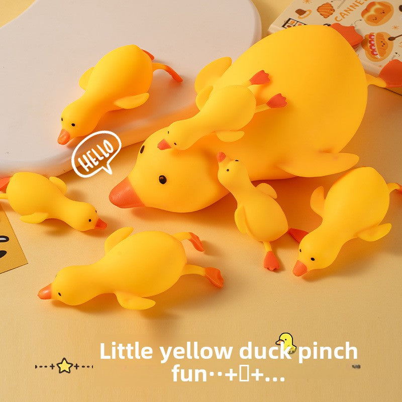 Yellow Duck Squishy Stress Relief Toy