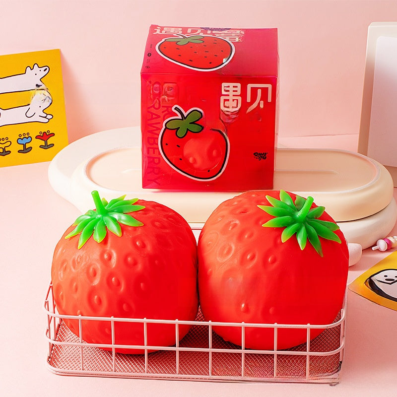 Strawberry Squeeze Stress Relief Toy