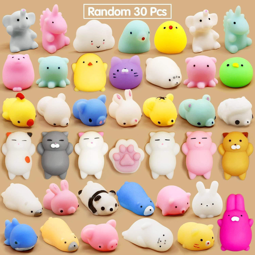 30pc Cute Stress-Relief Squeeze Toy