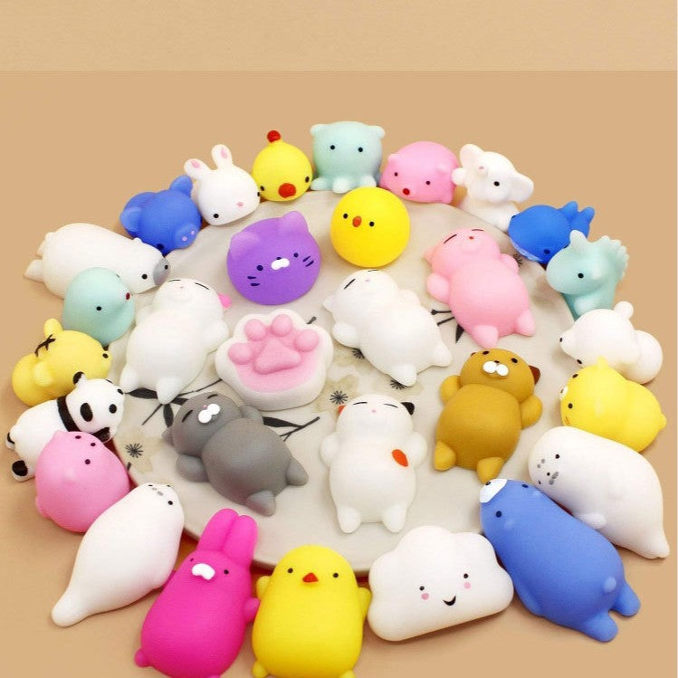 30pc Cute Stress-Relief Squeeze Toy