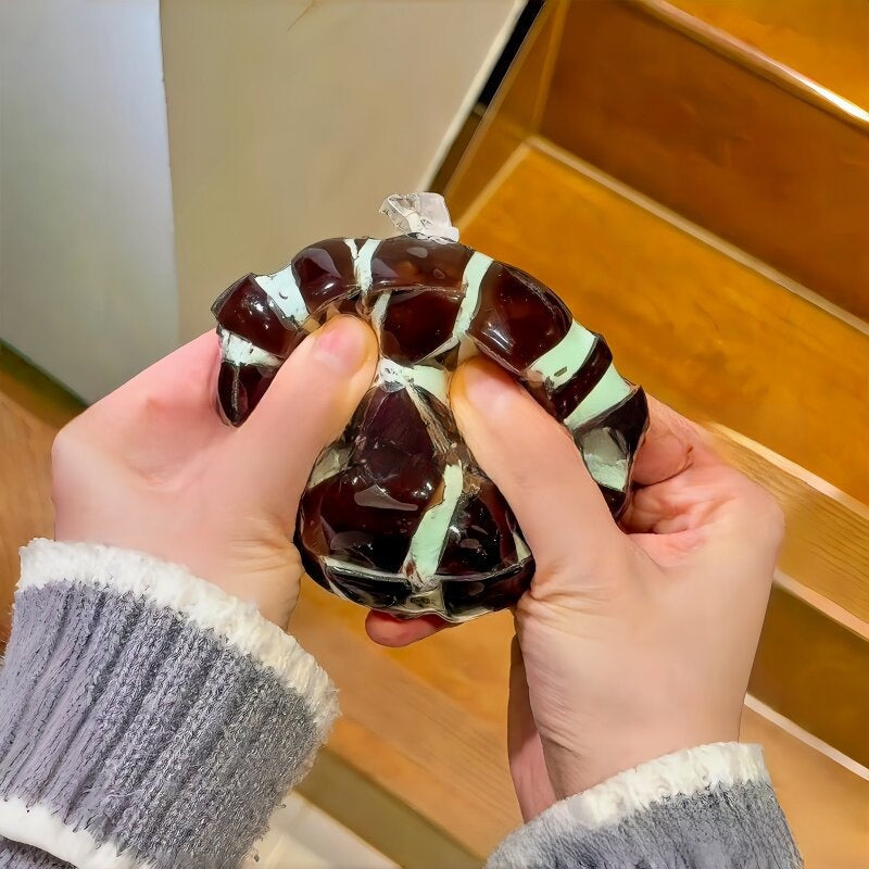 Crunchy Matcha Chocolate Mint Crispy Balls Handmade Stress-Relief Toy